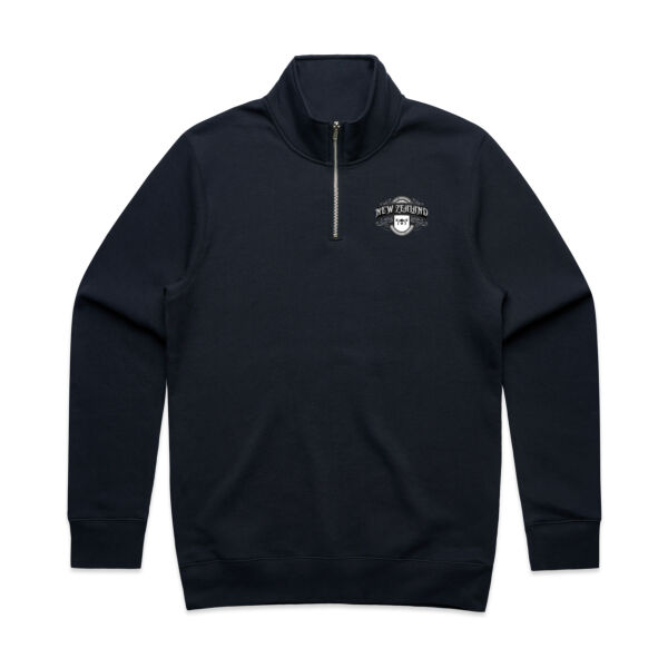 Mens Half Zip T Shirt Thumbnail